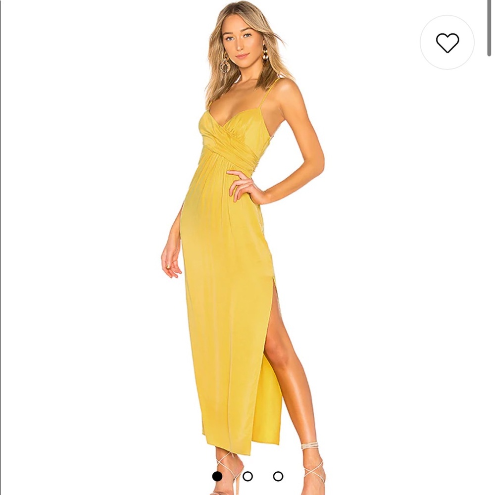 NBD Yellow Maxi Dress